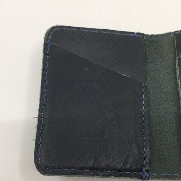 Hide And Drink Handmade Dark Gray Leather Card Case - Picture 4 of 16